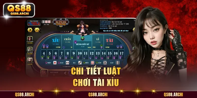 Chi tiết luật chơi tài xỉu