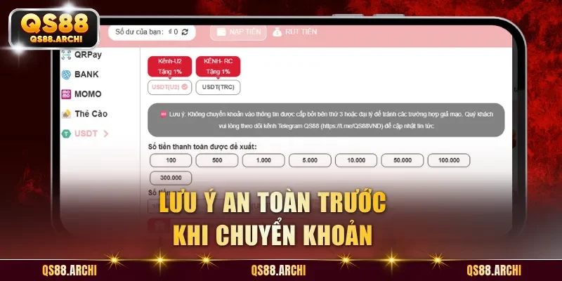 Lưu ý an toàn trước khi chuyển khoản